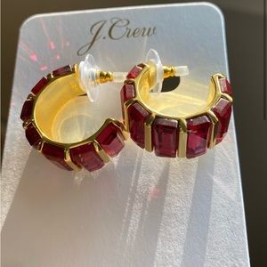 J. Crew Trapezoid Stone Earrings NWT